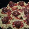 April Fools Spaghetti and Meatballs Cupcakes