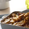 Cheddar Potato  Gravy Bake