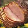 Baked Ham with Walnut Peach Sauce