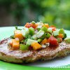 Grilled Pork Chops with Mango Cucumber Salsa