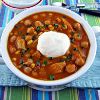 Slow Cooked Pumpkin Chicken Chili