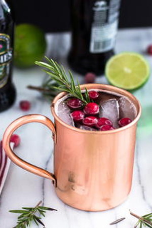 Holly Jolly Cranberry Moscow Mules