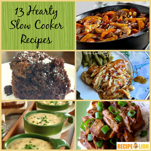 13 Hearty Slow Cooker Recipes