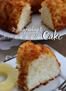 2 Ingredient Pineapple Cake