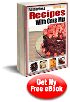 23 Effortless Recipes wiht Cake Mix free eCookbook