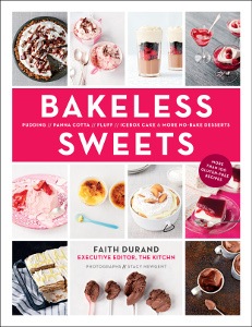 Bakeless Sweets Cookbook Giveaway