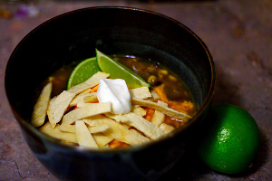 Vegetarian Tortilla Soup