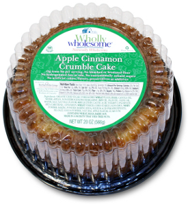 Wholly Wholesome Crumble Cake Wholly Wholesome Apple Cinnamon Crumble Cake Giveaway: Wholly Wholesome Baked Goods