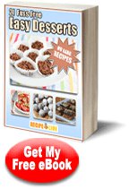 Free eCookbook: 21 Fuss Free No Bake Recipes no bake desserts ebook left Free eCookbook: 21 Fuss Free No Bake Recipes