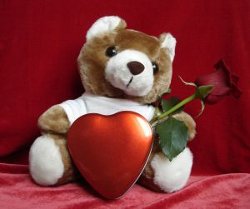 valentine teddy bear Valentines Day Chocolate Mousse, Almond Kiss Cookies, and Other Valentines Day Recipes