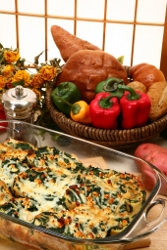 Acorn Squash Casserole with Garlic Herb Crust