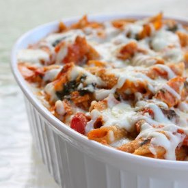 Ultimate Loaded Cheesy Chicken Pasta Bake