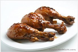 Braised and Glazed Chicken Drumsticks