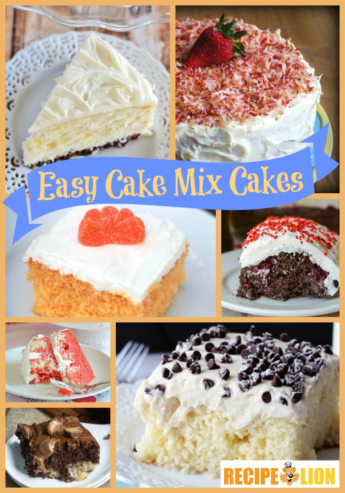 Easy Cake Mix Cake Recipes