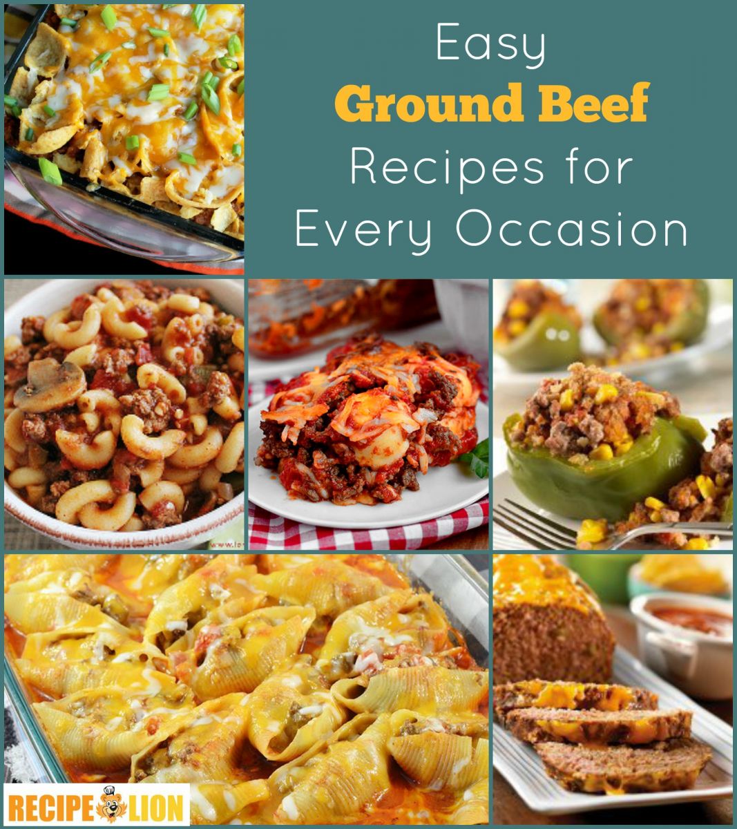 Easy Ground Beef Recipes