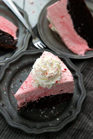 Frozen Peppermint Cheesecake