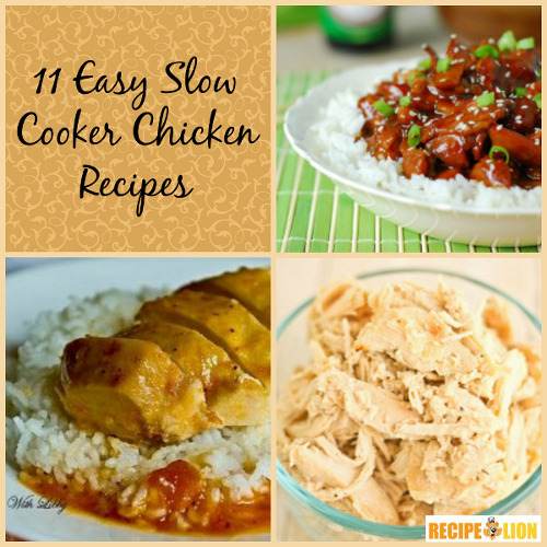 11 Easy Slow Cooker Chicken Recipes