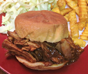 Apple Butter Barbecue Chicken Sandwiches