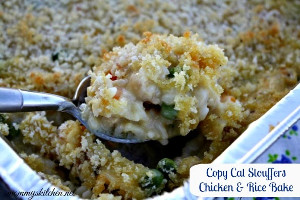 Stouffer's Copycat Grandma's Chicken and Rice Bake