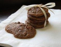 Double Chocolate Hazlenut Cookies