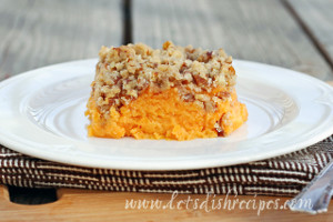 Pecan Crusted Sweet Potatoes