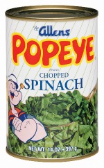 Popeye Spinach Giveaway
