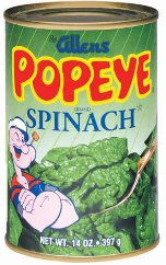 Popeye Spinach Giveaway