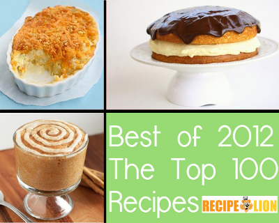 RecipeLion's Top 100 Recipes of 2012